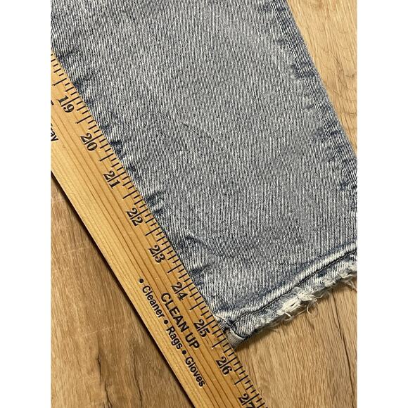 DRIFTWOOD Gizelle Embroidered Girlfriend Flowers Light Wash Jeans W 27 Ankle - Picture 9 of 10